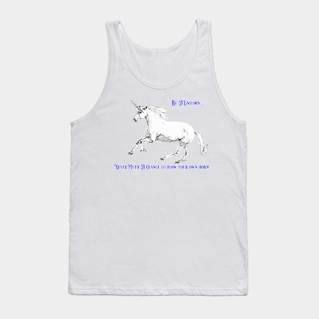 Be A Unicorn Tank Top by A. Jaye's Art!